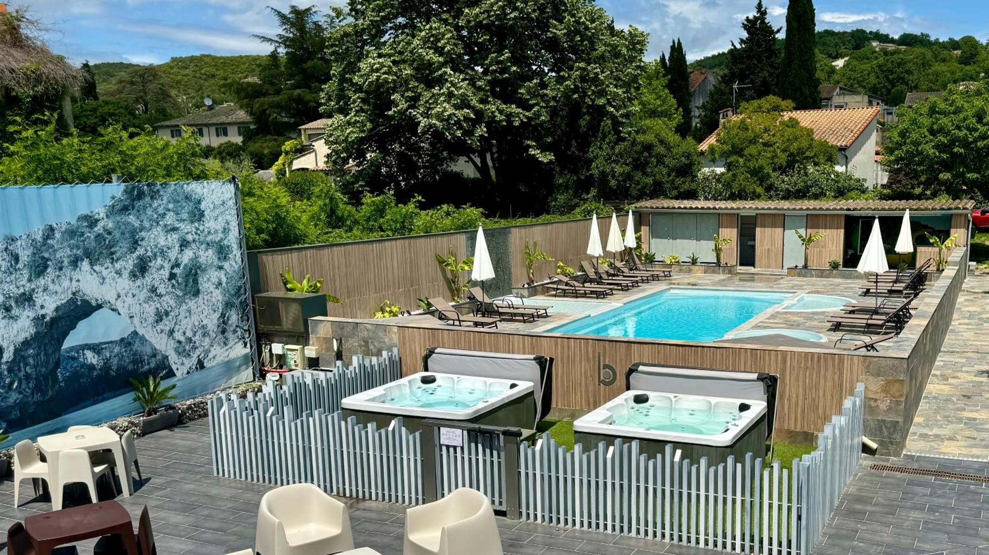 Hôtel Bellevue Saint-Martin-d'Ardeche Exterior foto